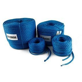 4mm x 220m  Blue Polypropylene Rope - Trade 4 Less - Building Supplies UK