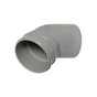 110mm 45d  Offset Bend Sprigot/Socket  Black - Trade 4 Less - Building Supplies UK